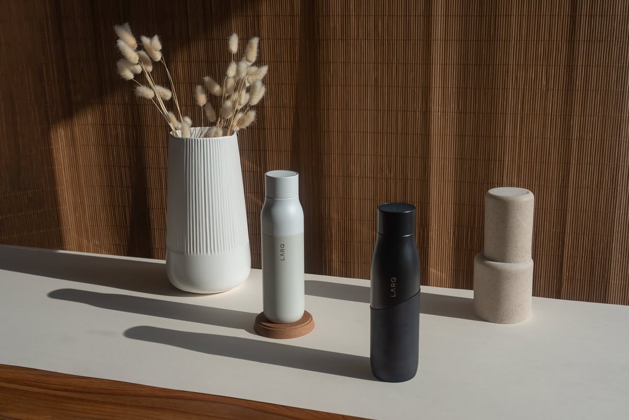larq self cleaning water bottle review - Luxe Digital