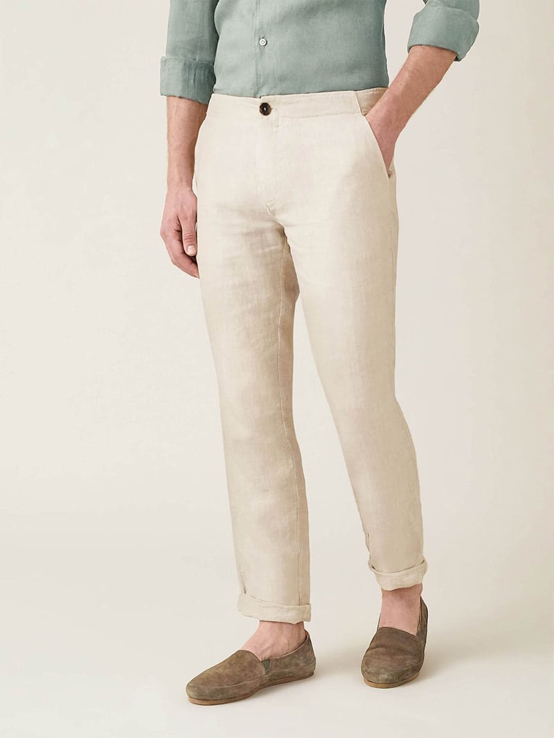 luca faloni menswear linen trousers luxe digital