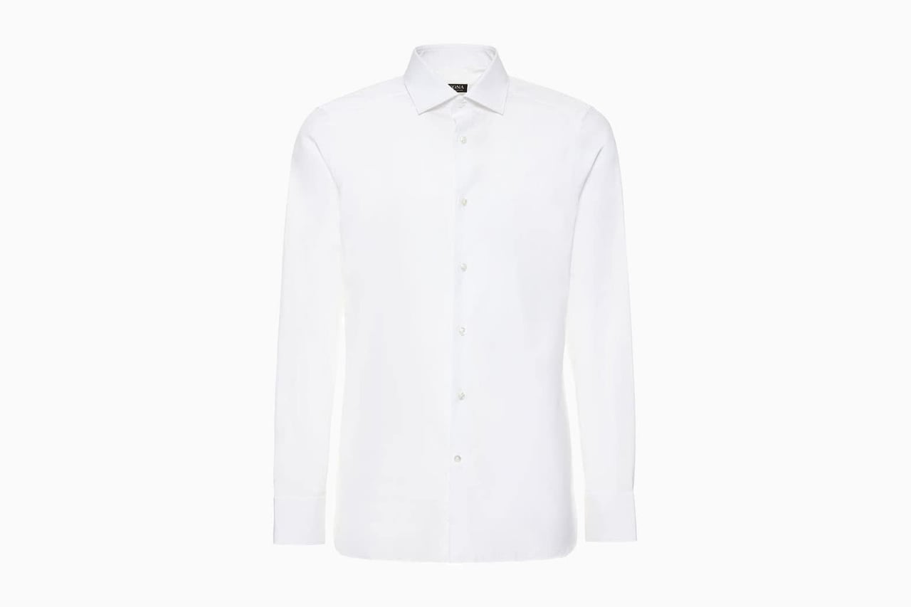 luisaviaroma back to office zegna white shirt luxe digital
