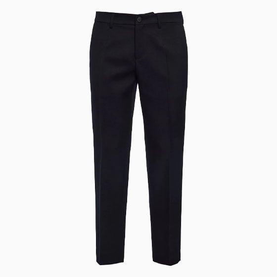 luisaviaroma party outfit men golden goose milano compact gabardine wool pants - Luxe Digital