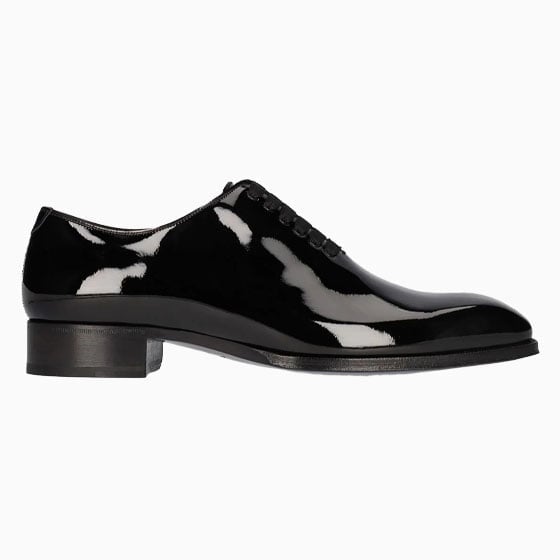 luisaviaroma party outfit men tom ford elkan evening leather lace up shoes - Luxe Digital
