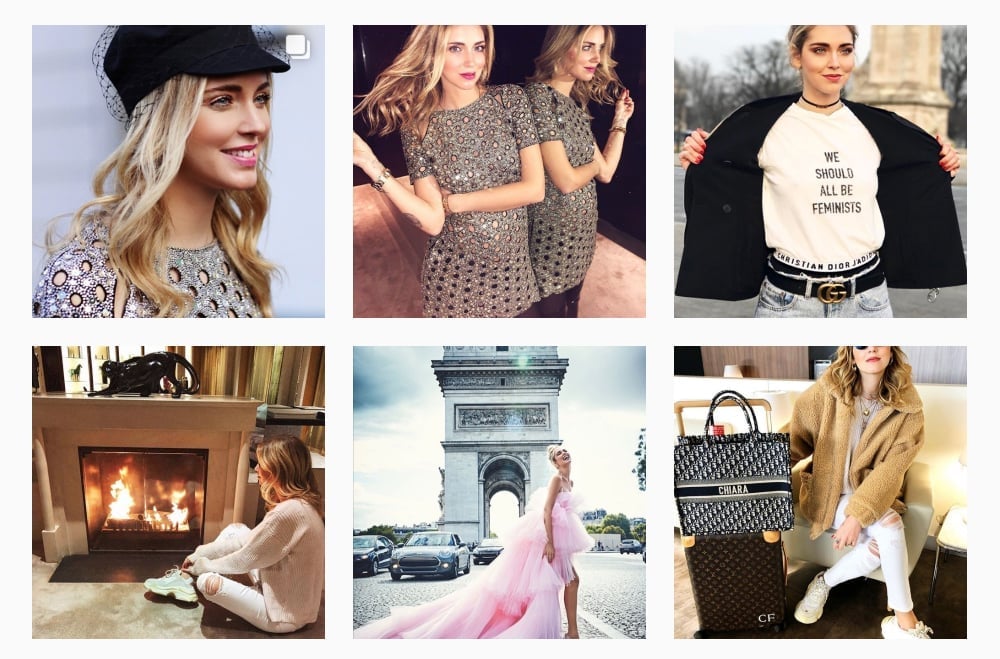 Chiara Ferragni Instagram luxury magazine - Luxe Digital