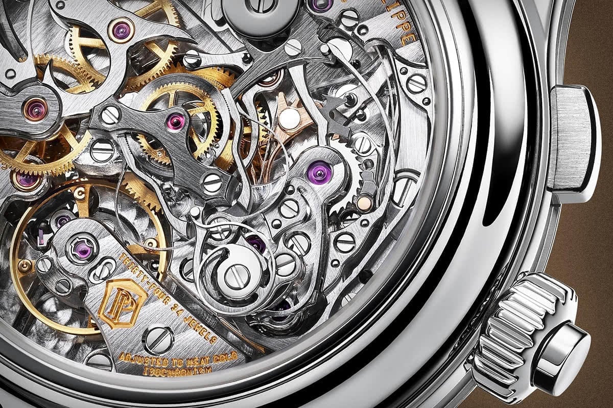 Luxe Digital luxury watch Patek Philippe mechanical movement