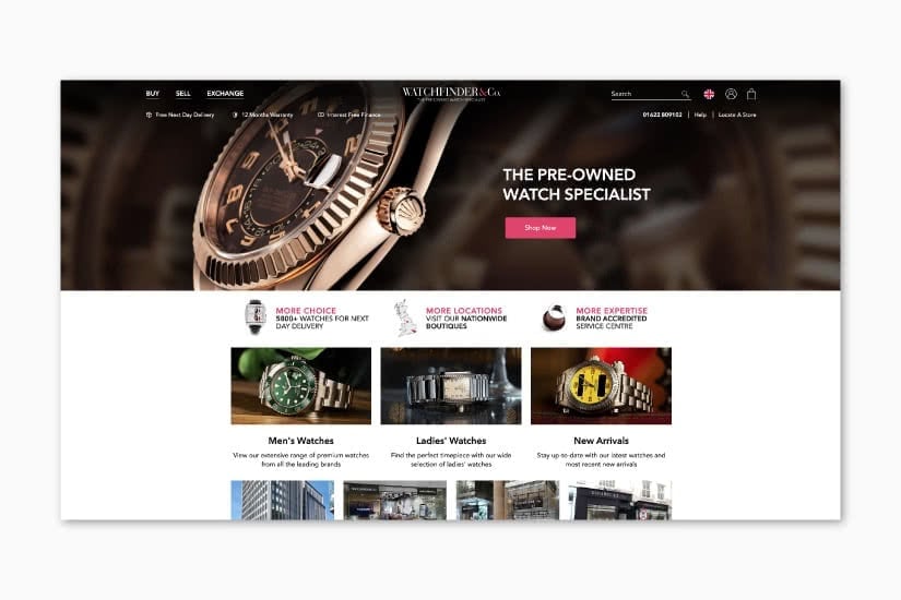 luxury resale retail transformation watchfinder luxe digital