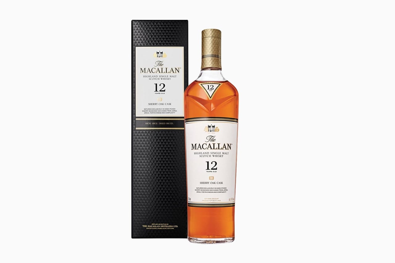 macallan scotch whisky 12 years old bottle price size - Luxe Digital