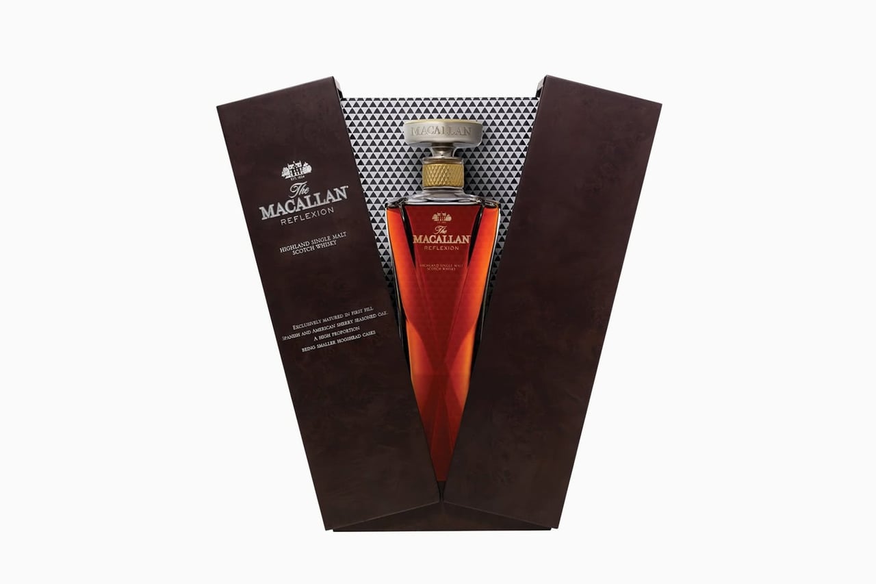 macallan scotch whisky reflexion bottle price size - Luxe Digital