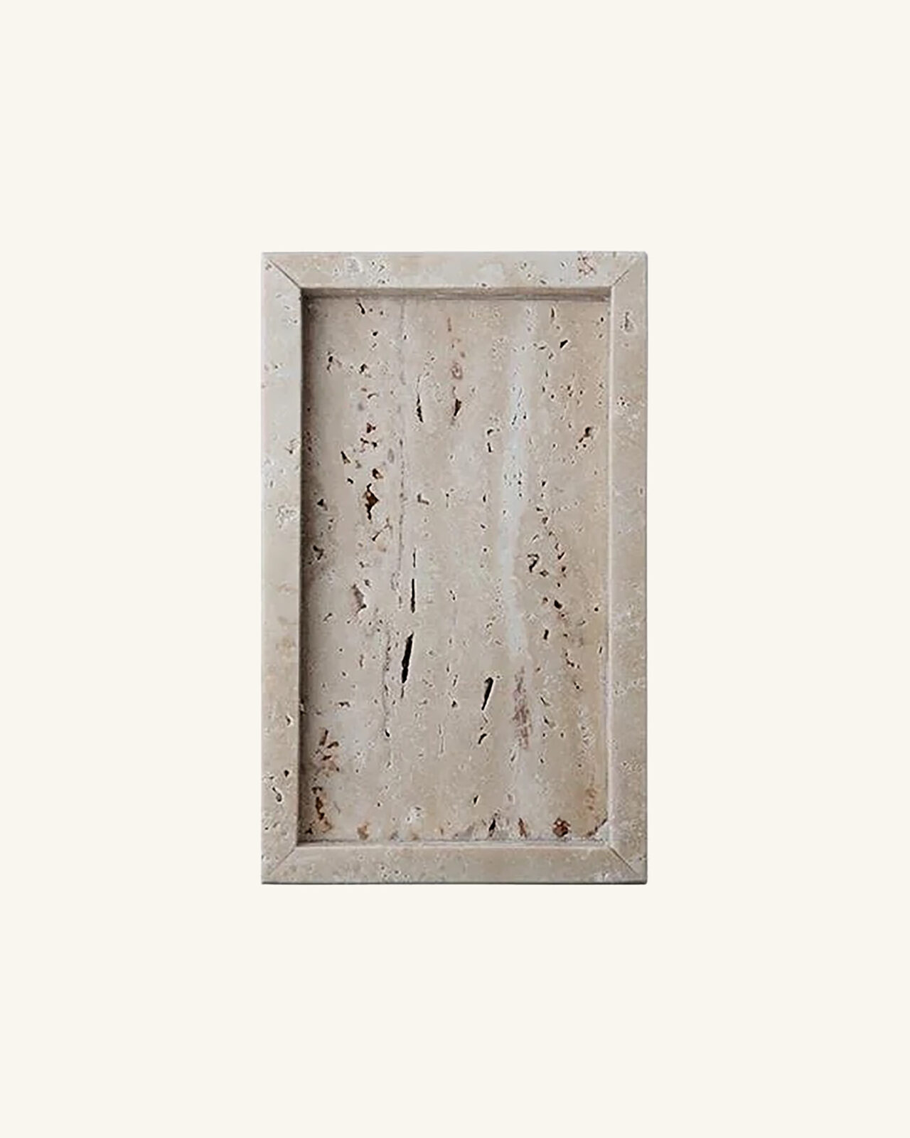 Maison Mayara Travertine Rectangular Tray