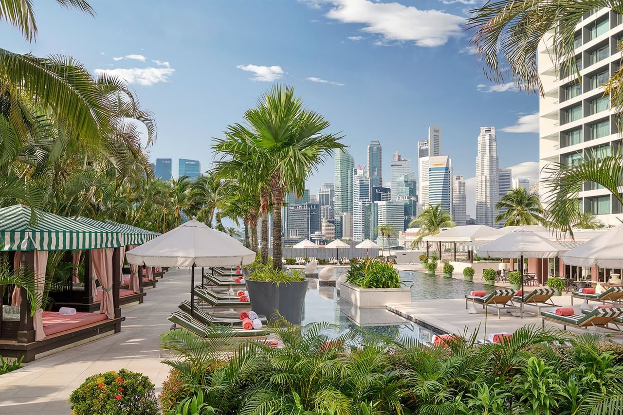 mandarin oriental singapore review swimming pool day luxe digital