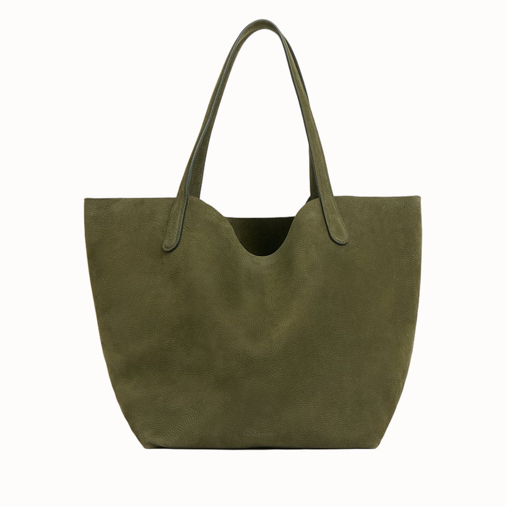 Mansur Gavriel Everyday Soft Tote in Algae Nubuck - Luxe Digital