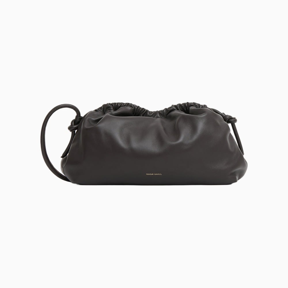 Mansur Gavriel Oversized Cloud Clutch in Ebony - Luxe Digital
