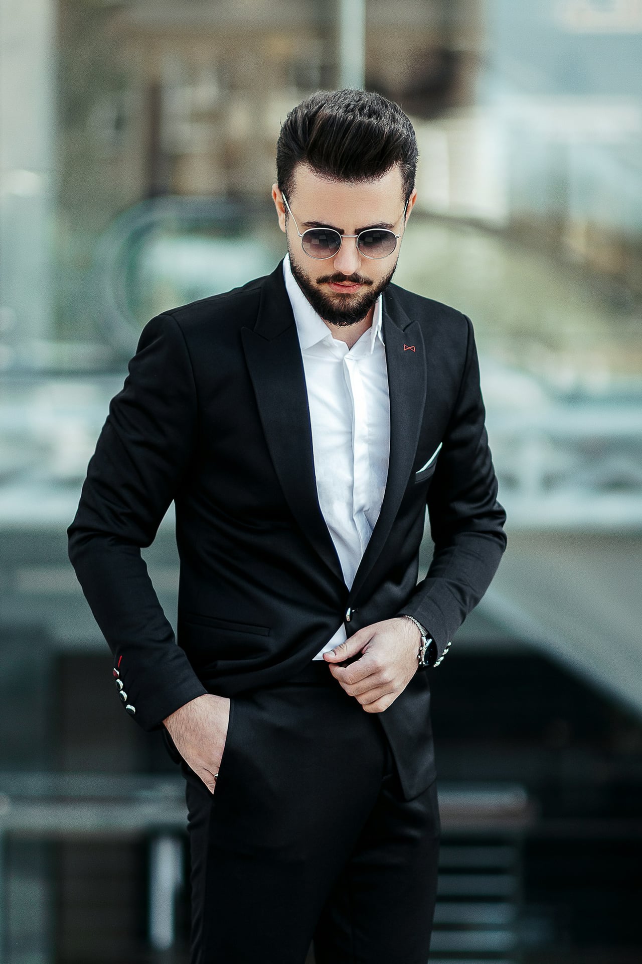 black tie optional men midnight blue suit zegna - Luxe Digital