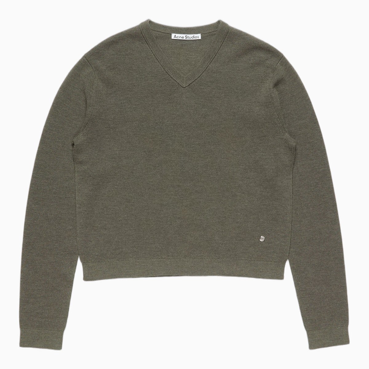 Green merino wool sweater by Acne Studios