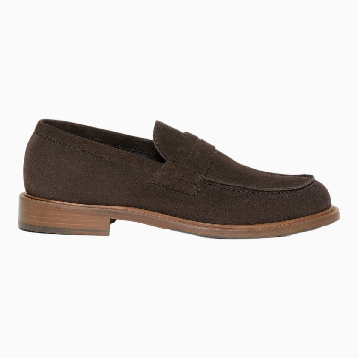 Espresso suede loafer by M.Gemi