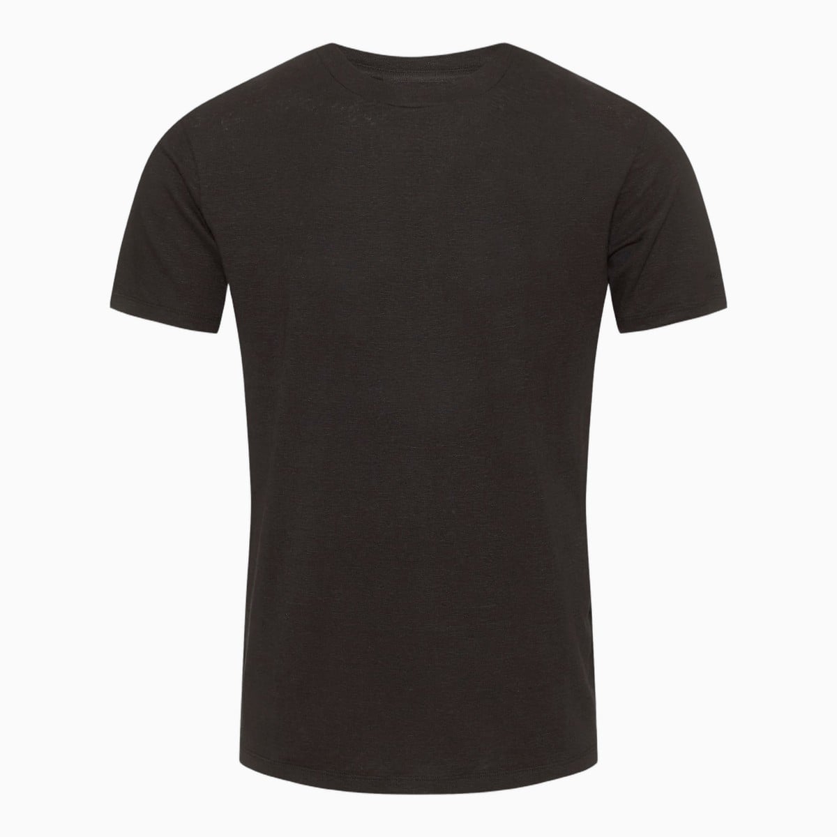 Black linen T-shirt by Orlebar Brown