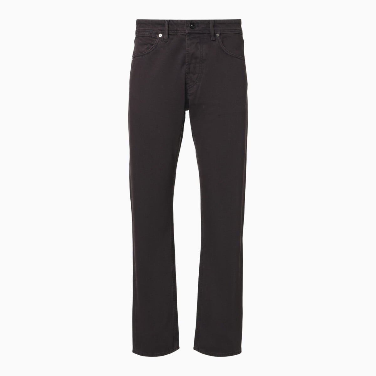 Washed black straight jeans by Stone Island