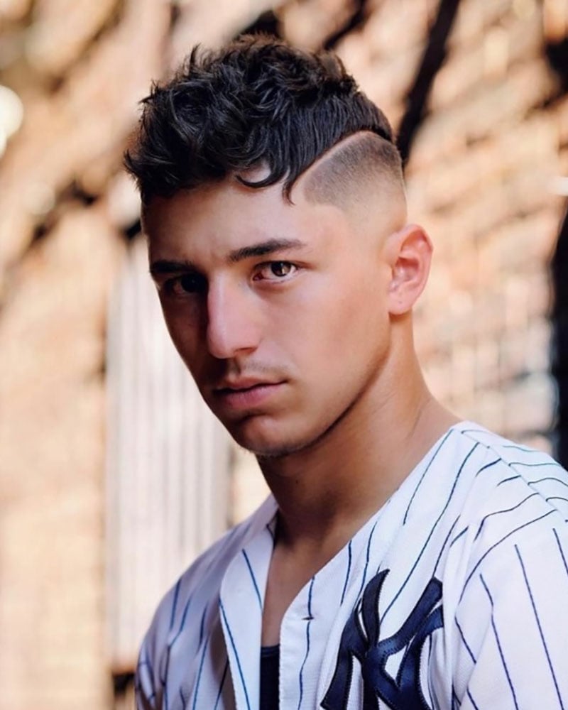 men curly hairstyles curly skin fade Luxe Digital