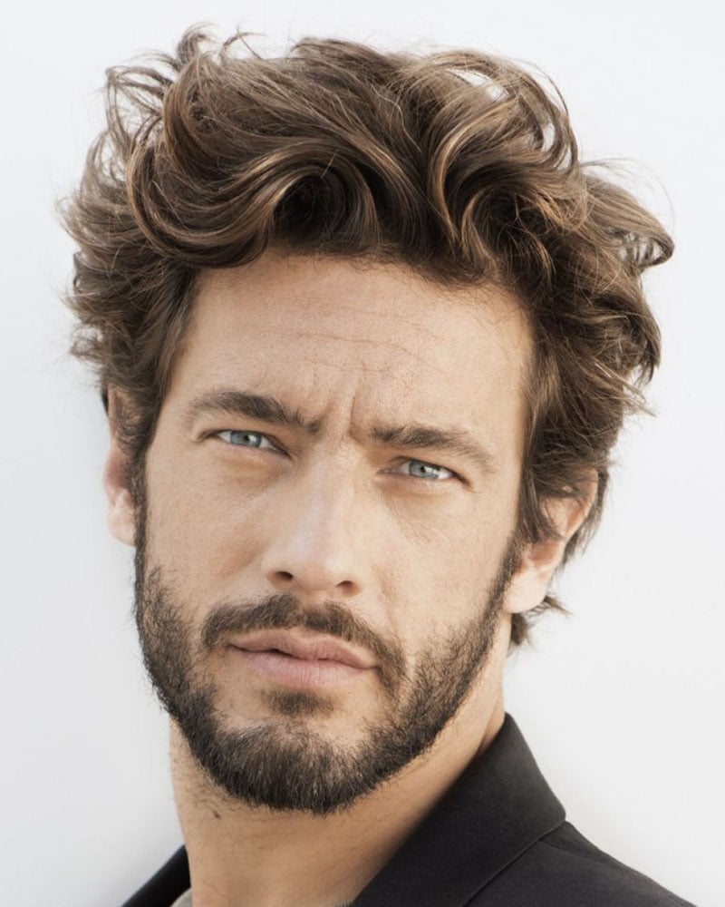 men curly hairstyles stylish curly mess Luxe Digital
