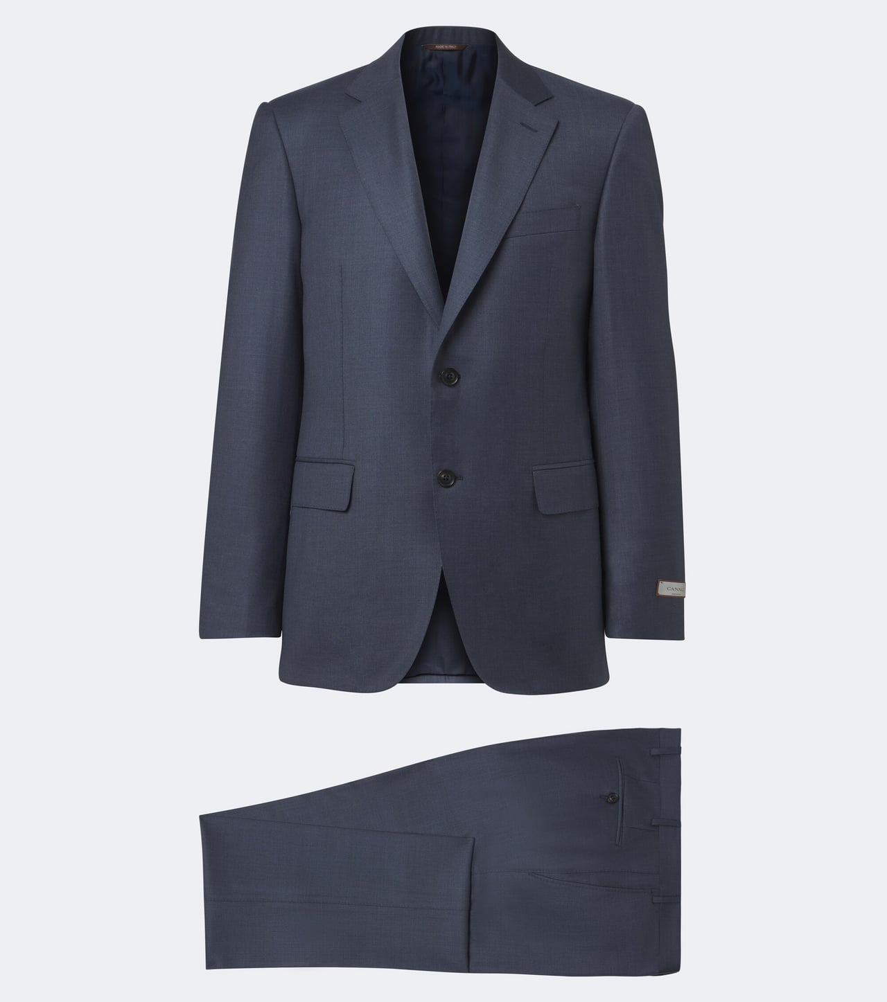semi formal attire men canali wool suit - Luxe Digital