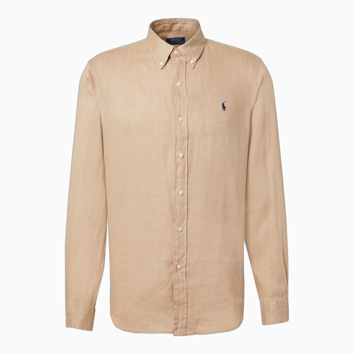 beige Polo Ralph Lauren linen oxford shirt