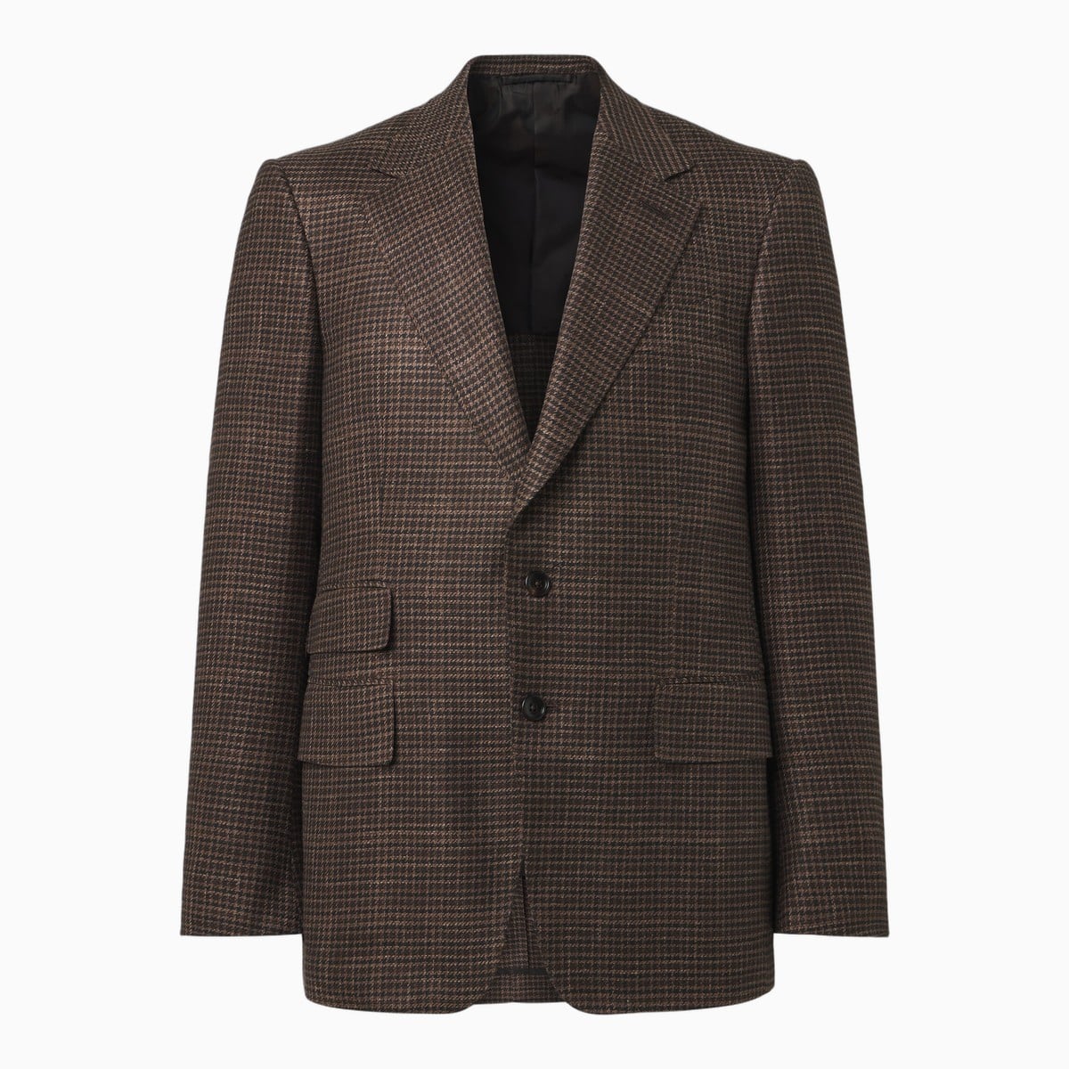 brown Tom Ford herringbone wool jacket
