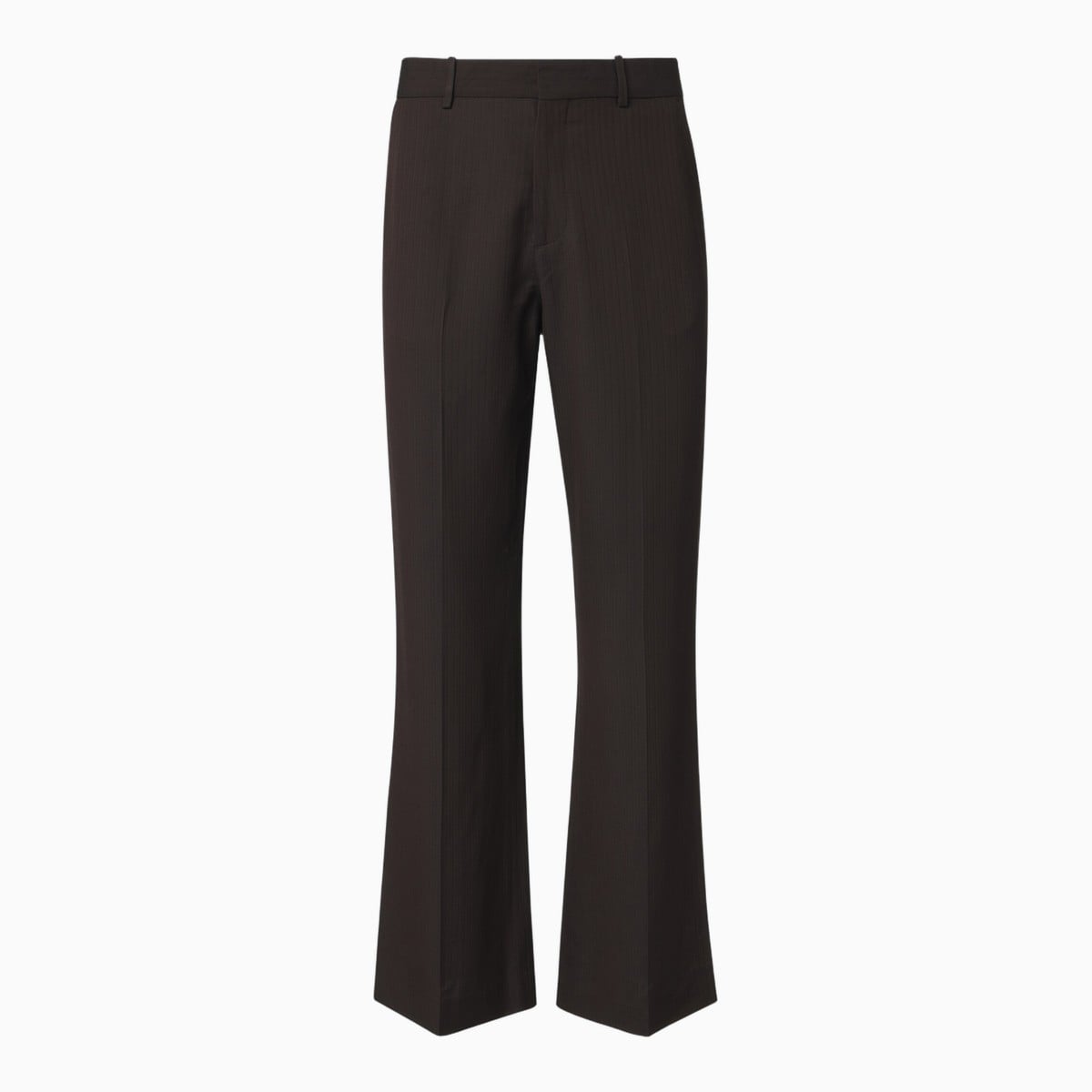 brown Acne Studios herringbone straight trousers