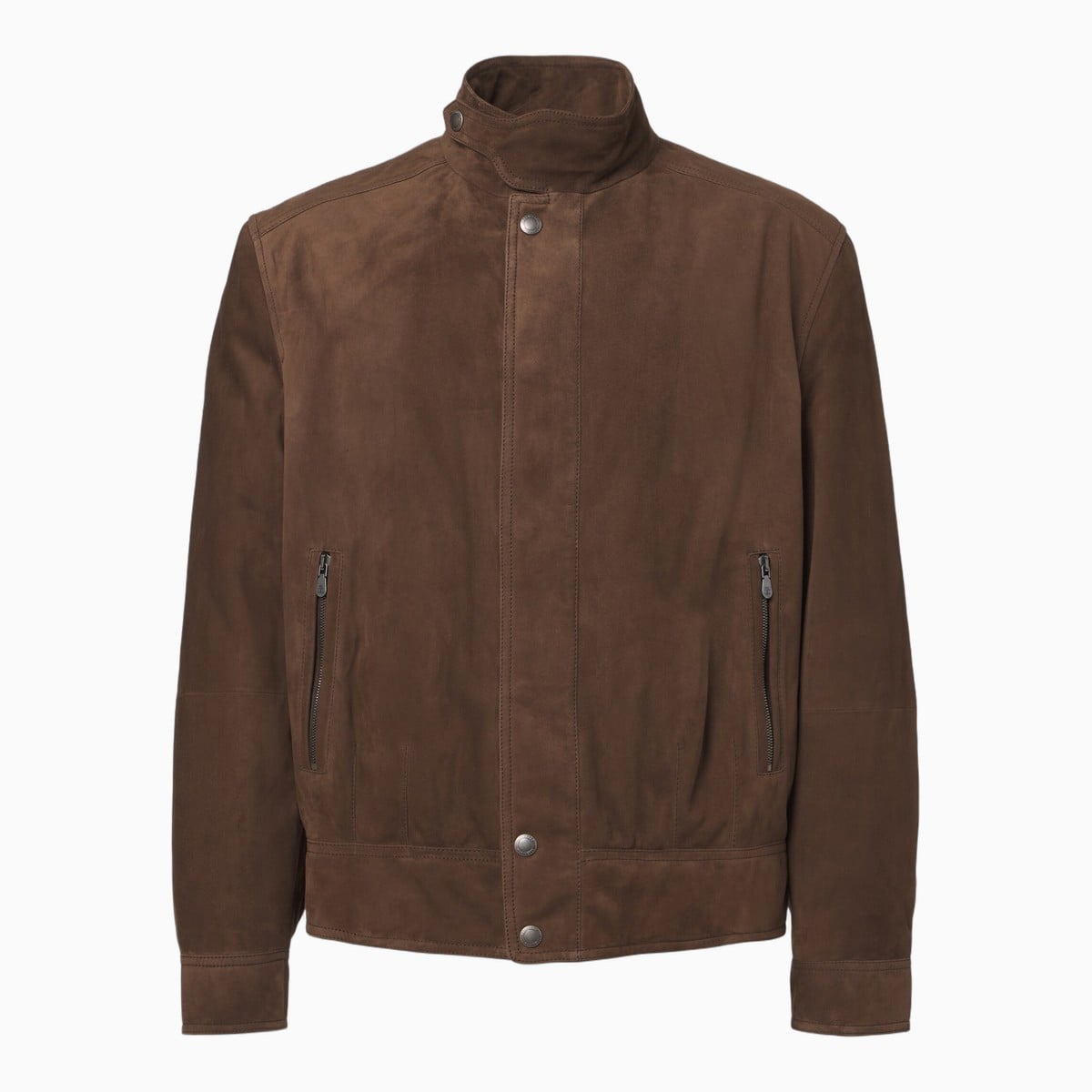 brown Brunello Cucinelli suede jacket