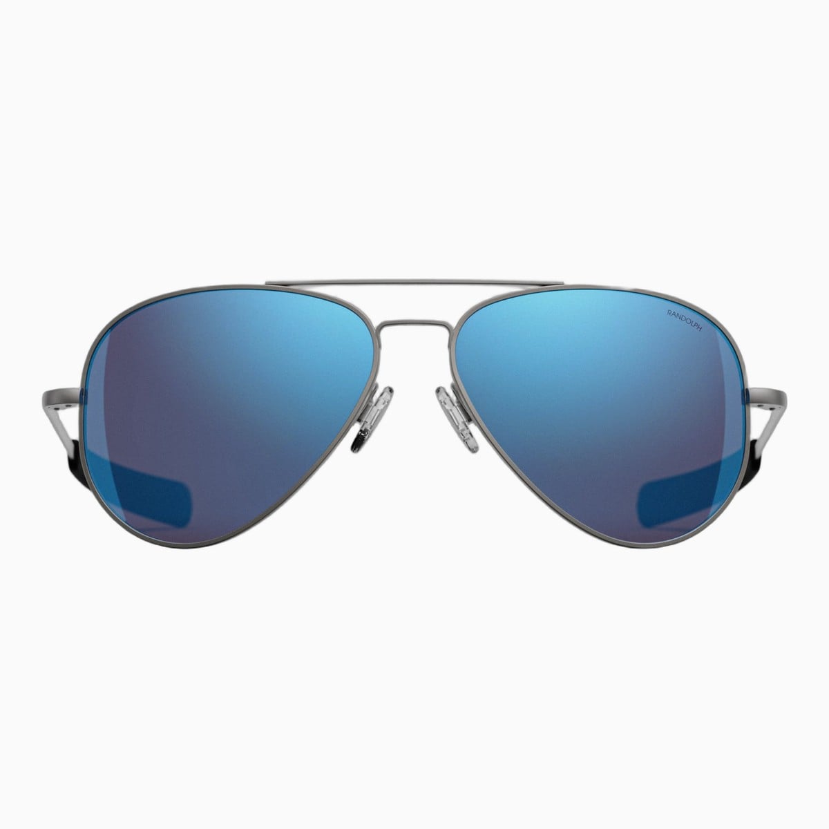 Randolph Concorde sunglasses in gunmetal with blue lenses
