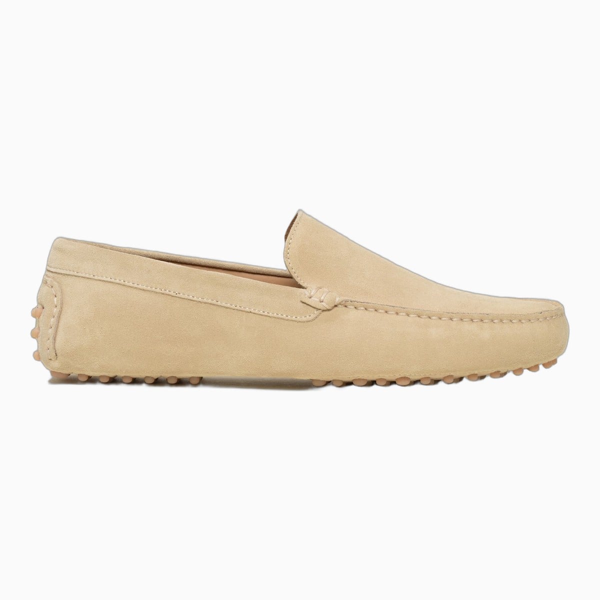 M.Gemi Felize Uomo driving shoe in latte suede