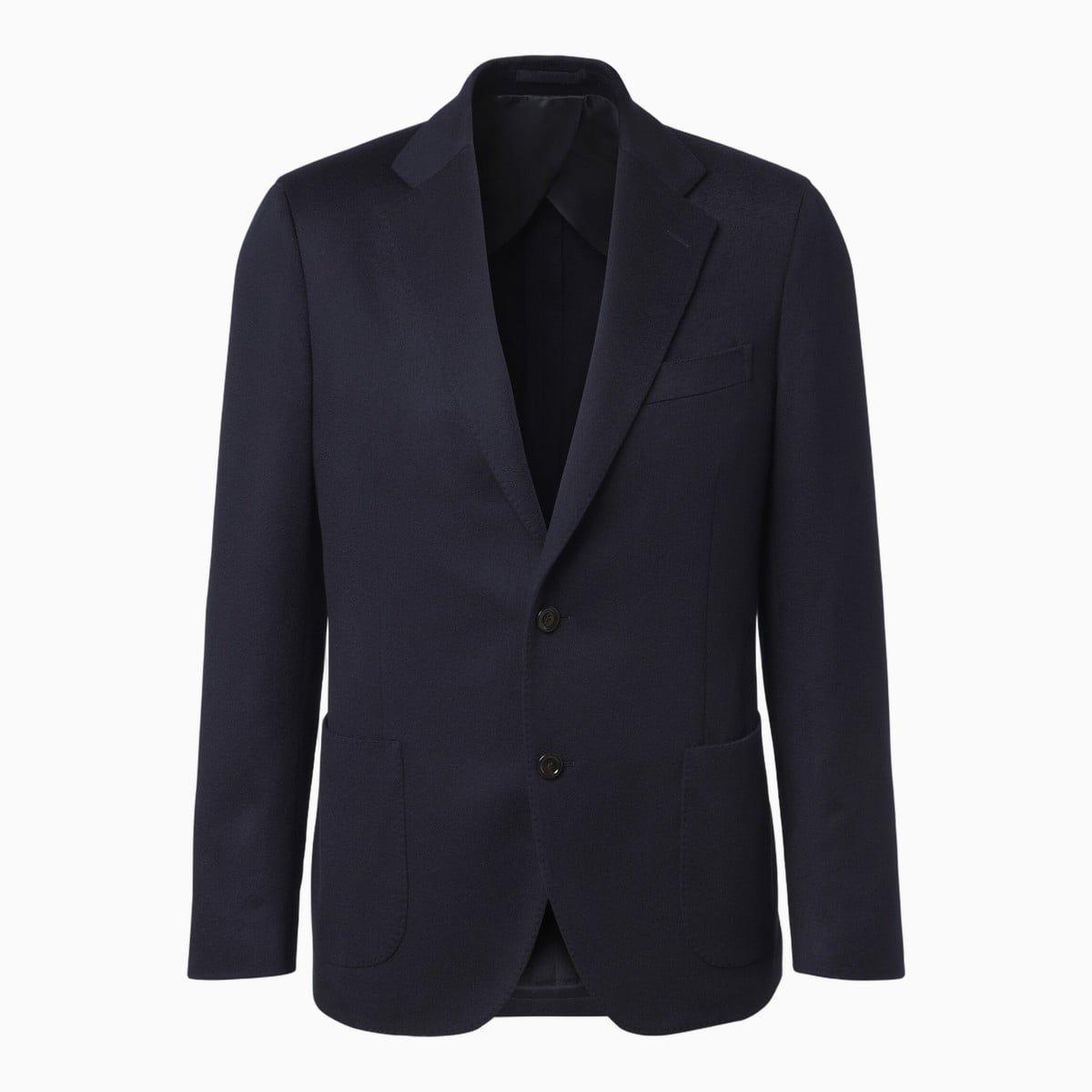 navy Lardini cashmere blazer