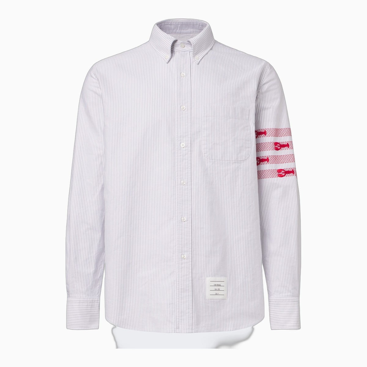Thom Browne striped cotton oxford shirt