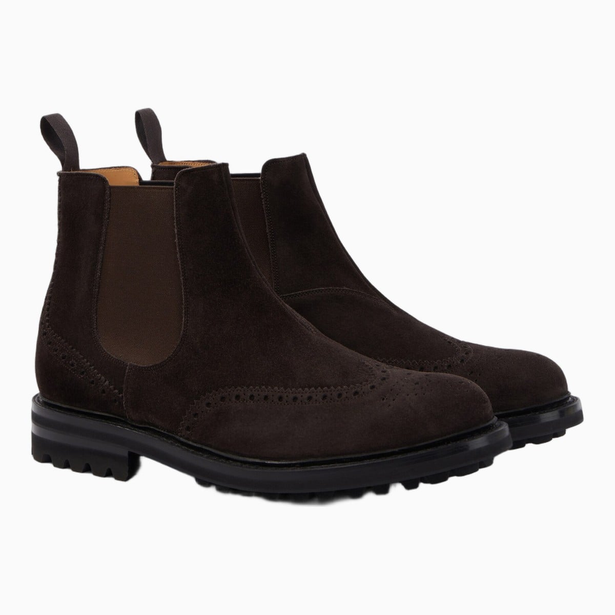 brown Church's McEntyre suede Chelsea boots