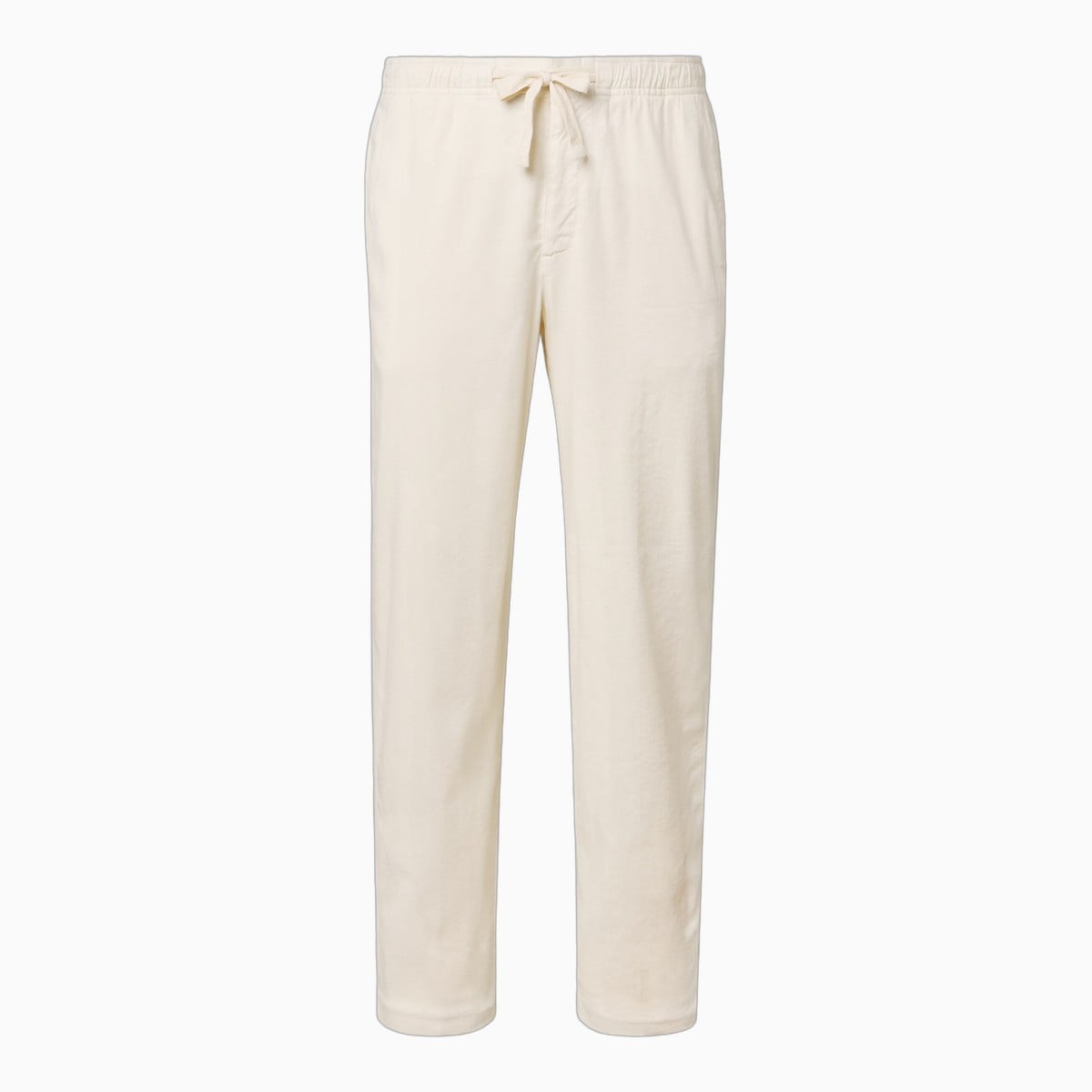white Orlebar Brown Alex linen-blend trousers