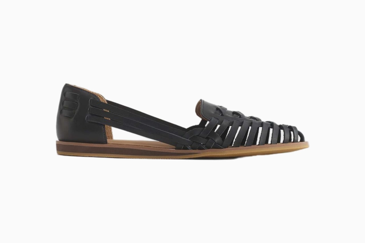 most comfortable sandals women quince huarache flat - Luxe Digital