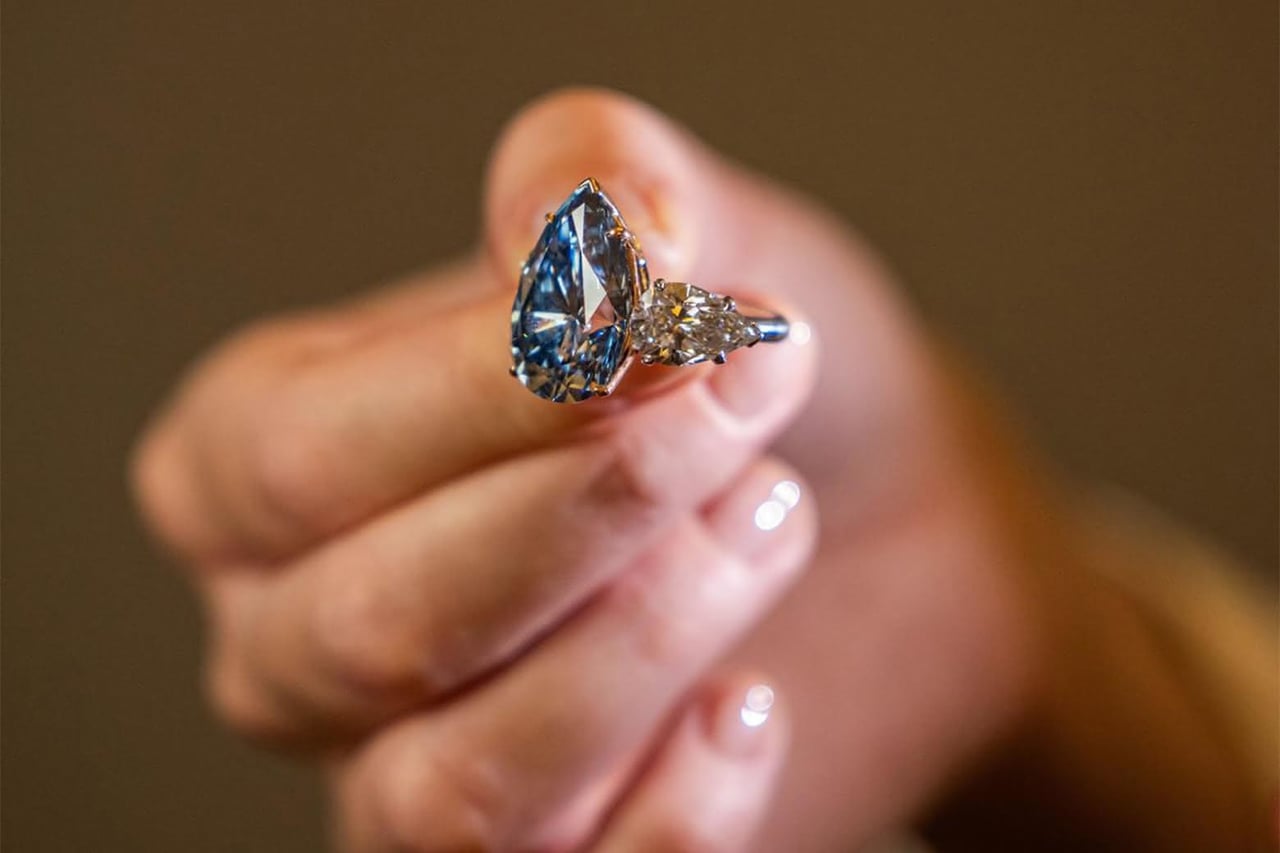 most expensive diamond bleu royal - Luxe Digital