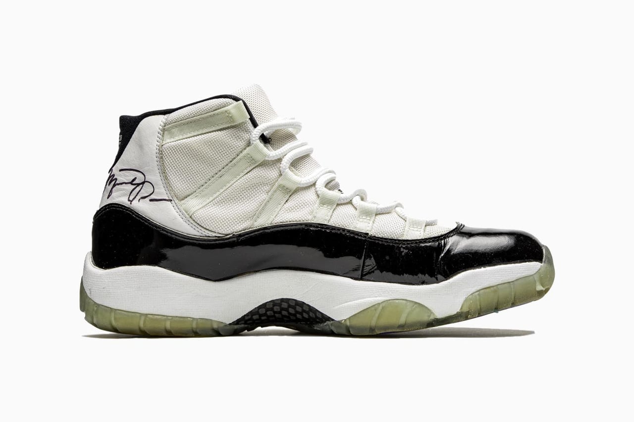 most expensive jordans air jordan 11 concord game worn signed sneaker review - Luxe Digital