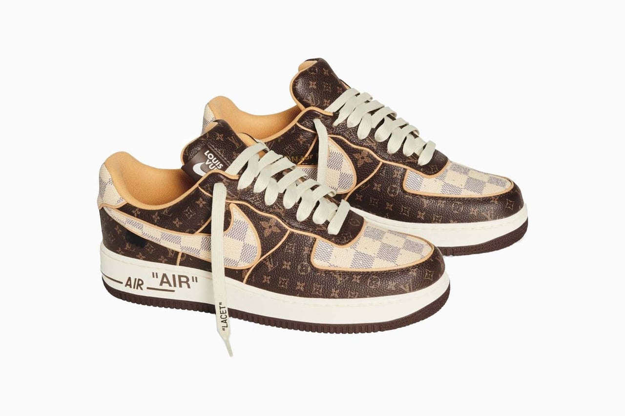 most expensive sneakers louis vuitton x nike air force one - Luxe Digital