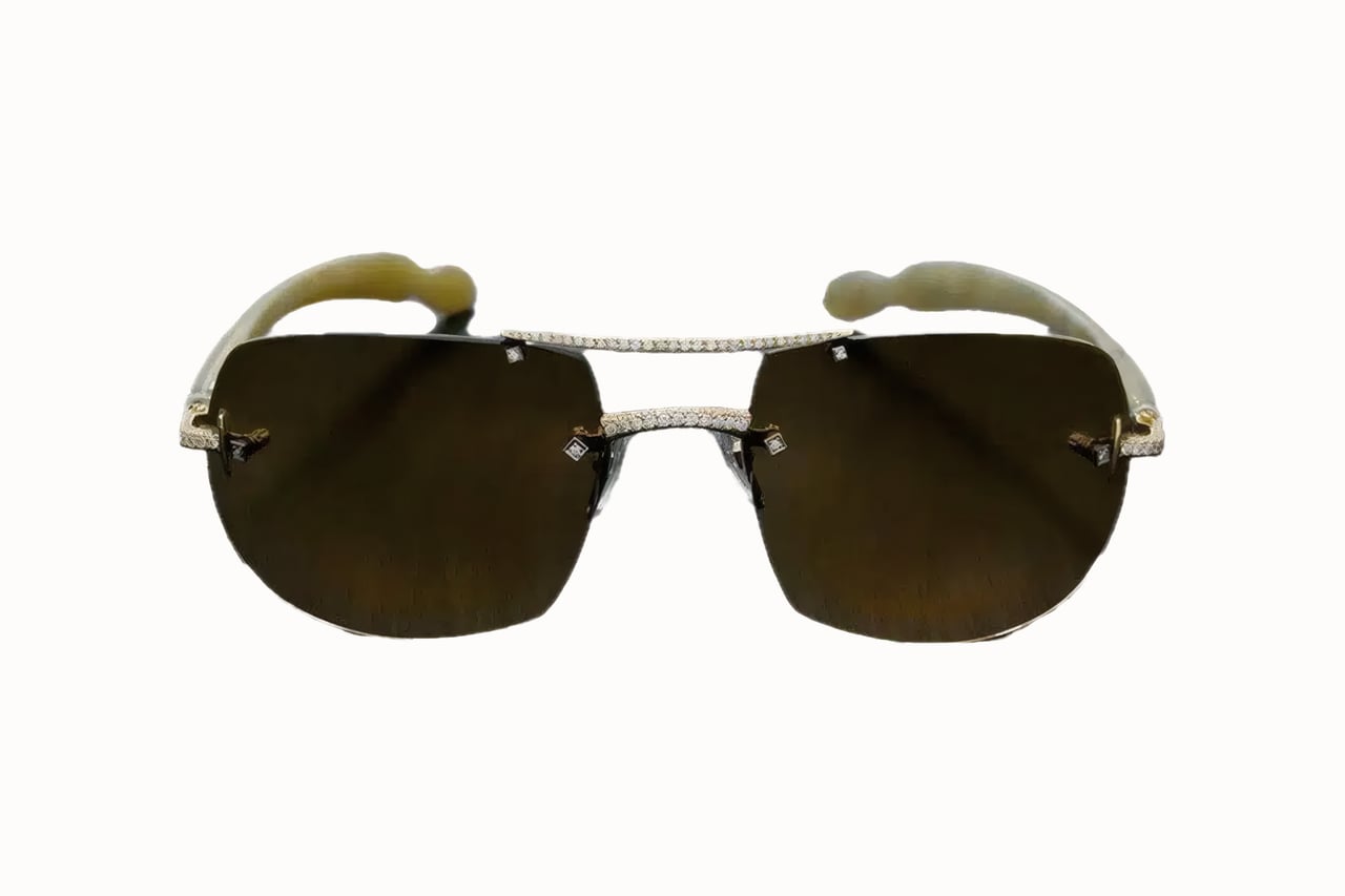 most expensive sunglasses luxuriator franco canary diamond - Luxe Digital