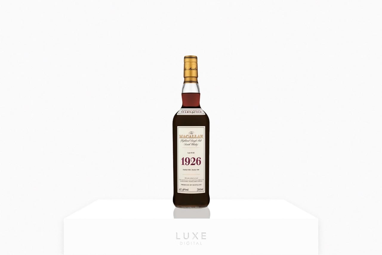 most expensive whiskies the macallan 1926 - Luxe Digital