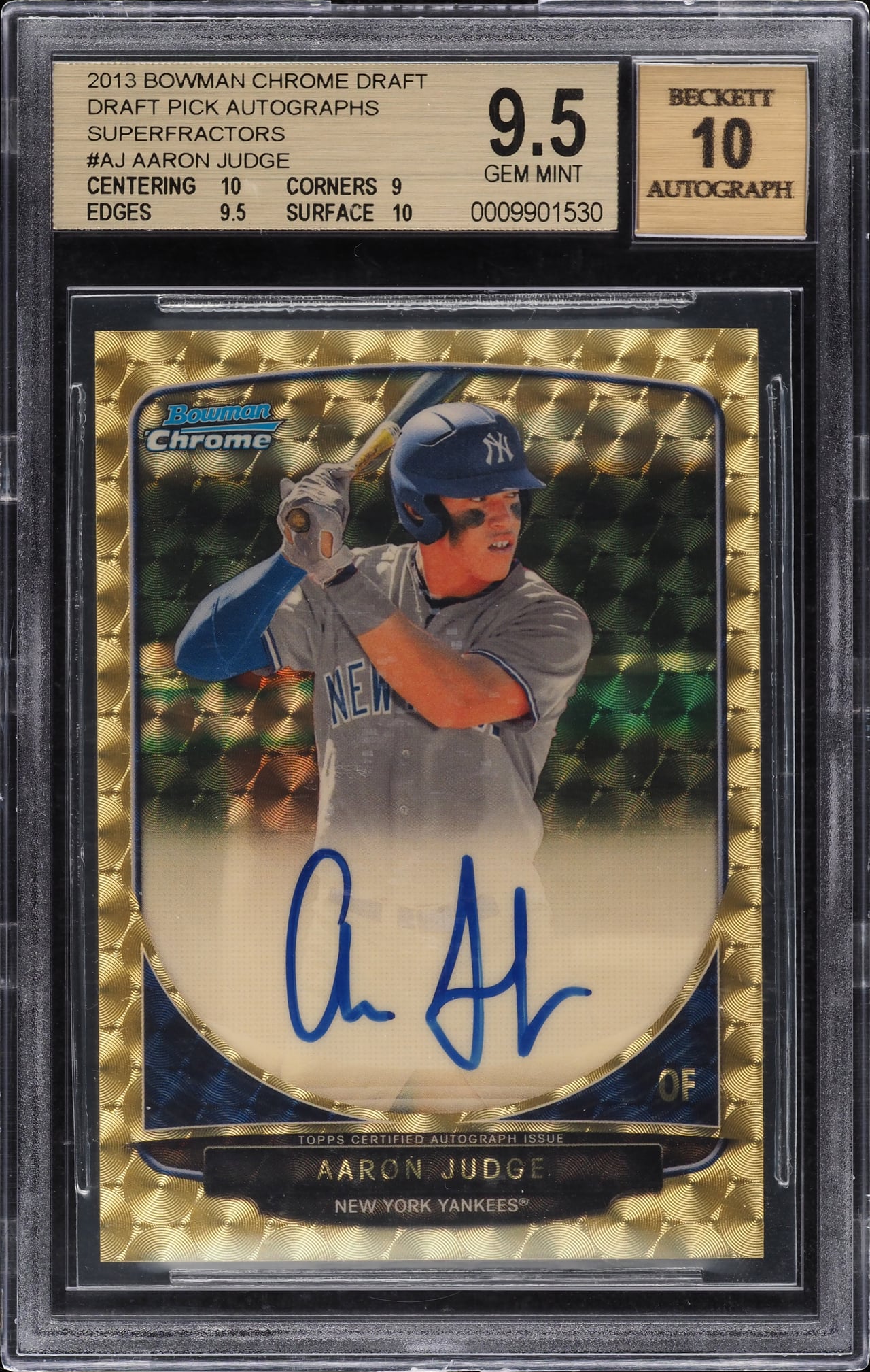 most valuable baseball cards aaron judge superfractor - Luxe Digital