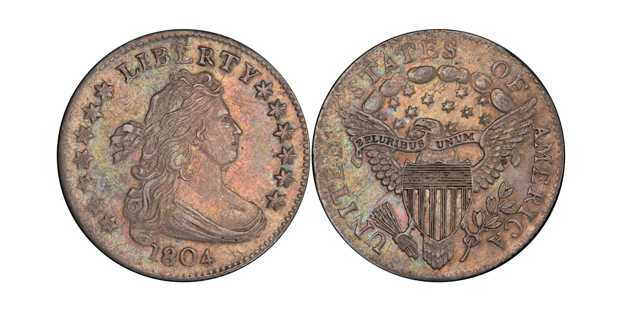 most valuable dimes 1804 draped bust dime 14 star reverse - Luxe Digital