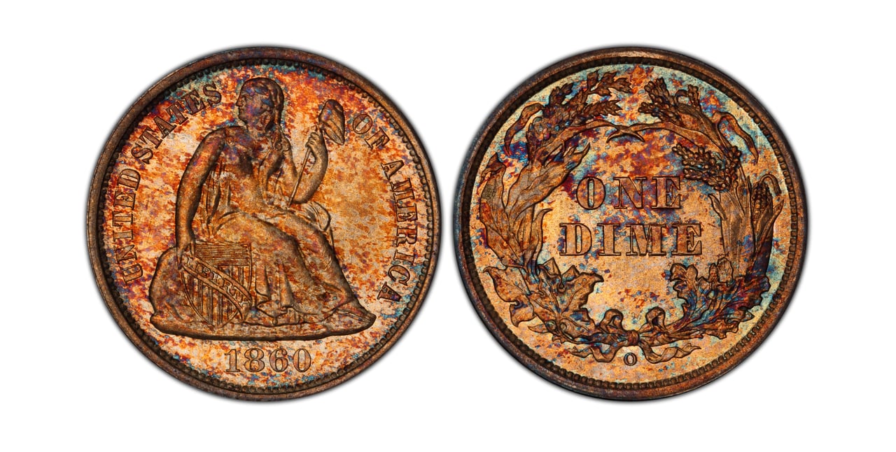 most valuable dimes 1860 o liberty seated dime - Luxe Digital