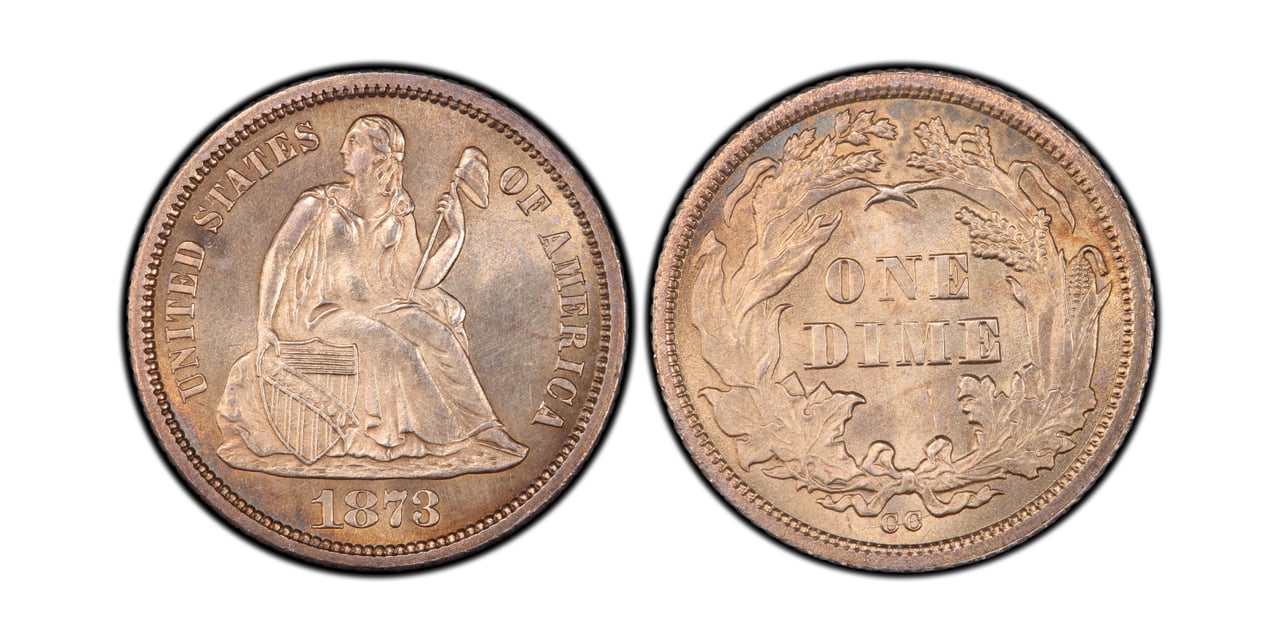 most valuable dimes 1873 cc no arrows liberty seated dime - Luxe Digital