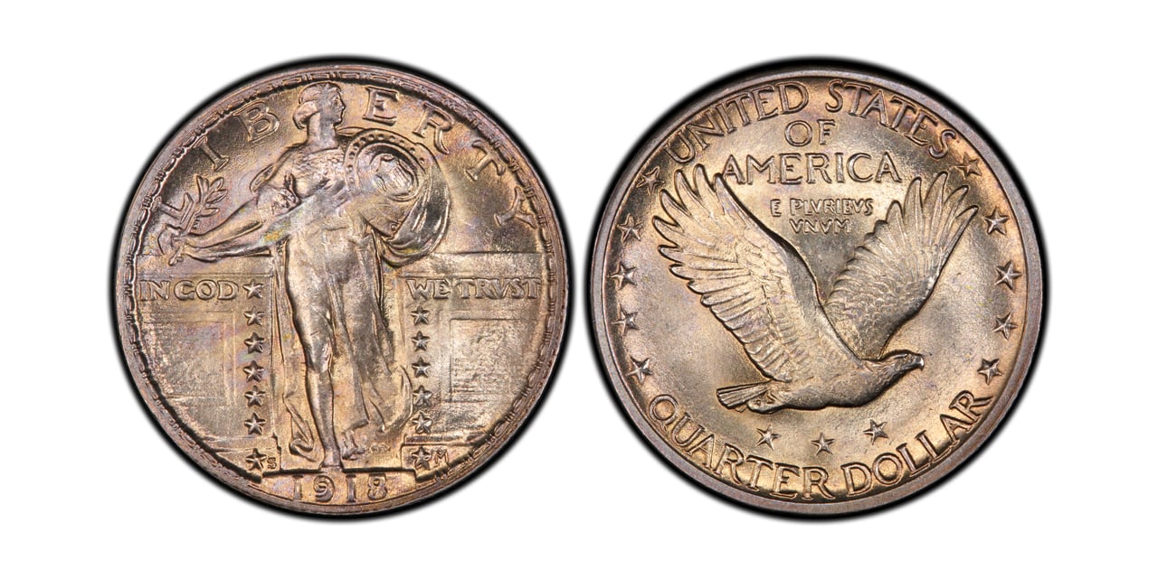 most valuable quarters 1918 7 s standing liberty quarter overdate - Luxe Digital