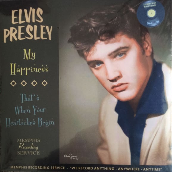 most valuable vinyl records elvis presley my happiness acetate - Luxe Digital