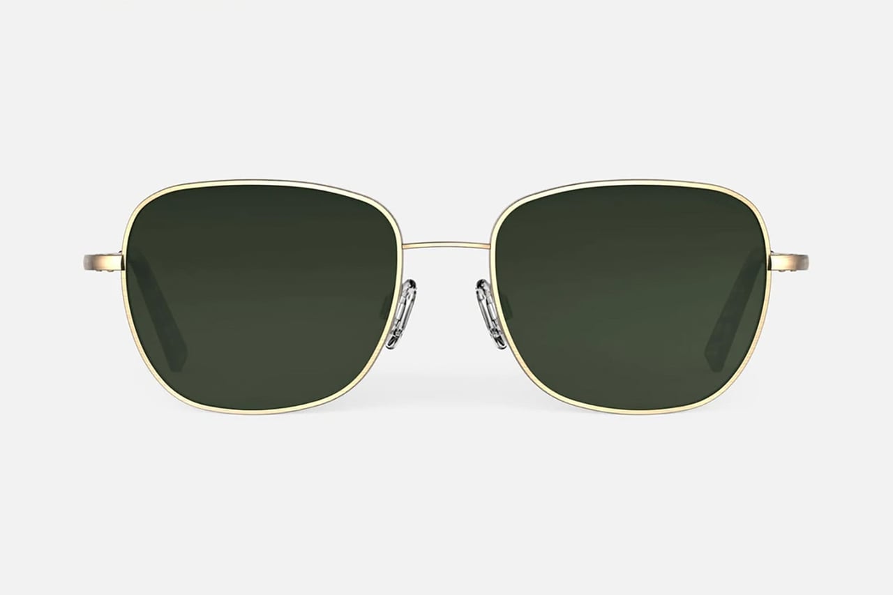 randolph engineering sunglasses cecil satin gold polarized luxe digital