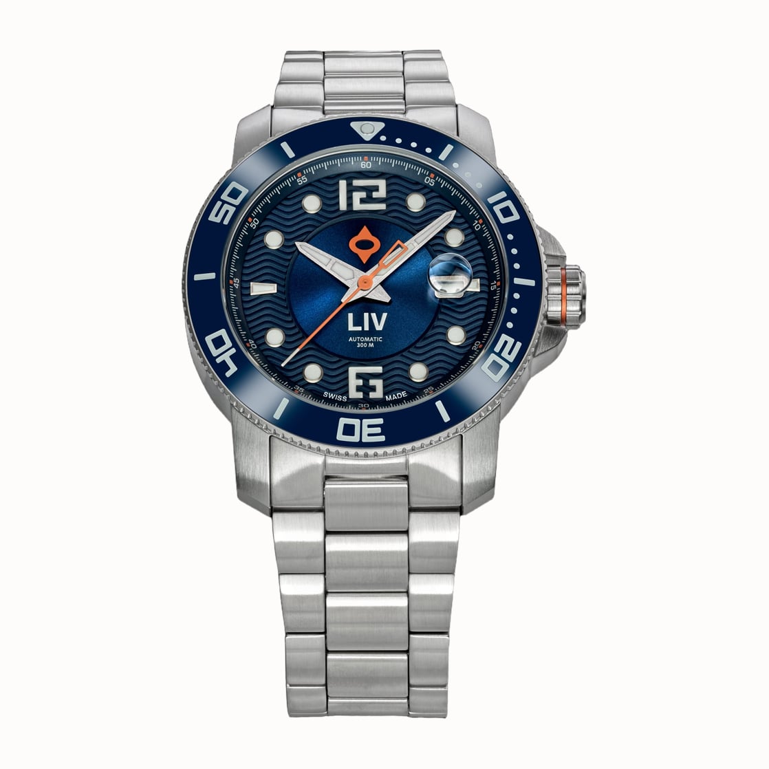 LIV GX-Diver's 44mm Cobalt 2.0 blue dial dive watch - Luxe Digital