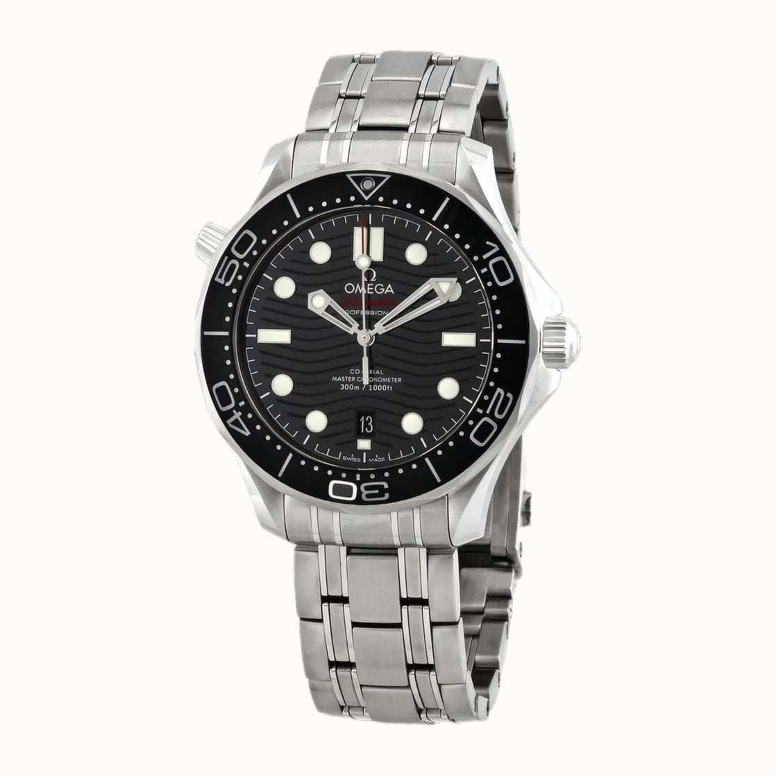 Omega Seamaster Diver 300M wave dial - Luxe Digital
