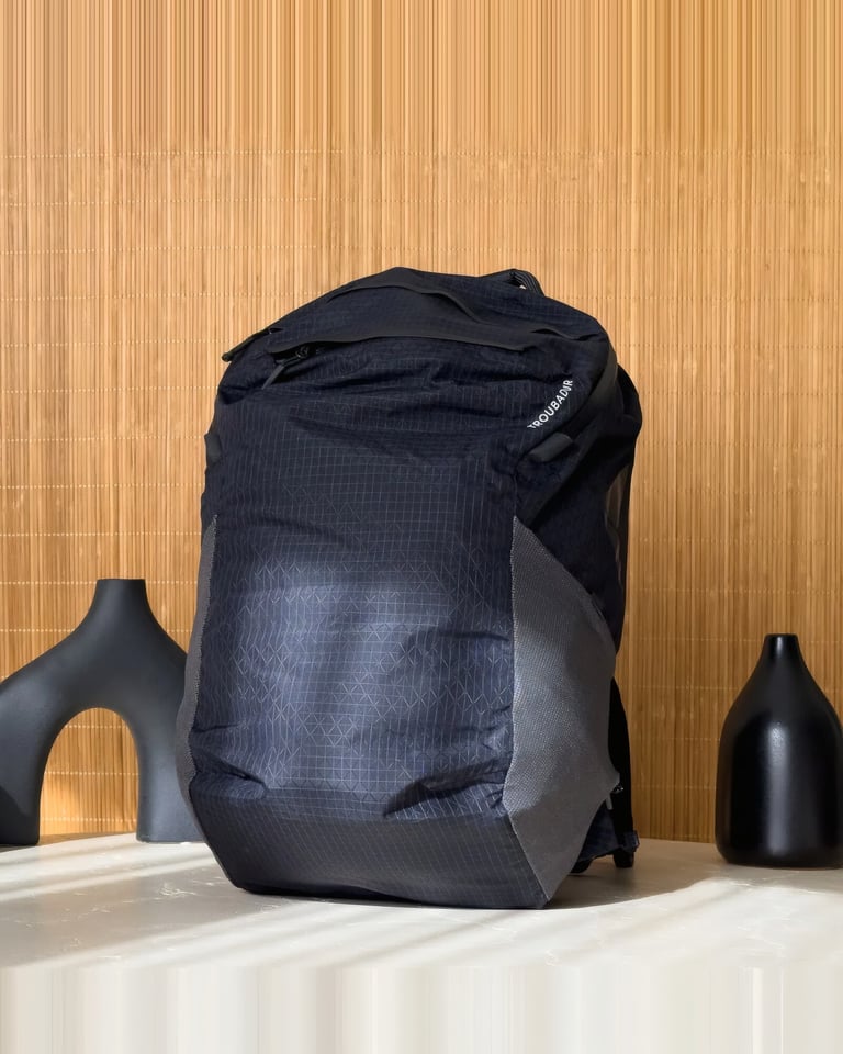Troubadour Elemental Backpack in use