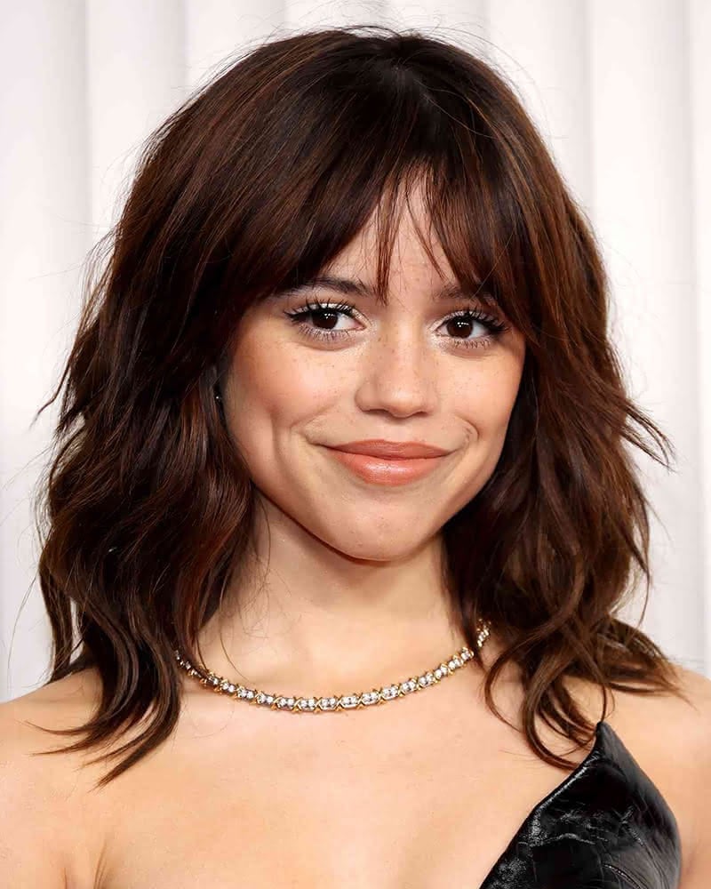 shoulder length haircuts women with bangs luxe digital