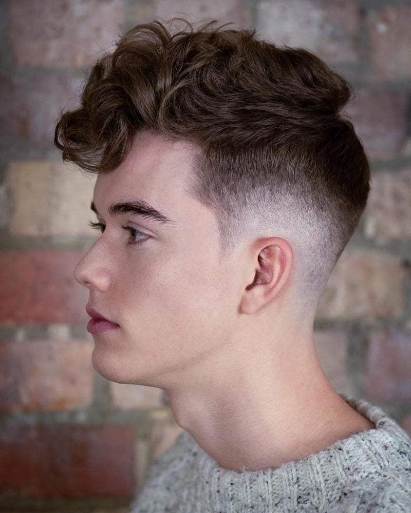 taper fade haircuts men airbrushed taper fade Luxe Digital